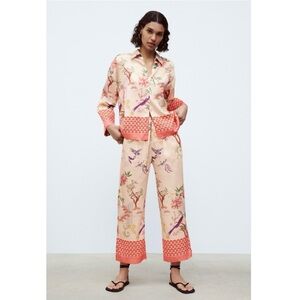 ZARA pajama set size XXL gorgeous print